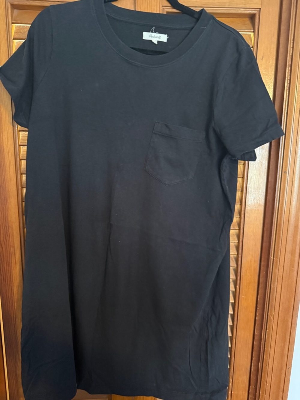 Madewell Black Crewneck Tee